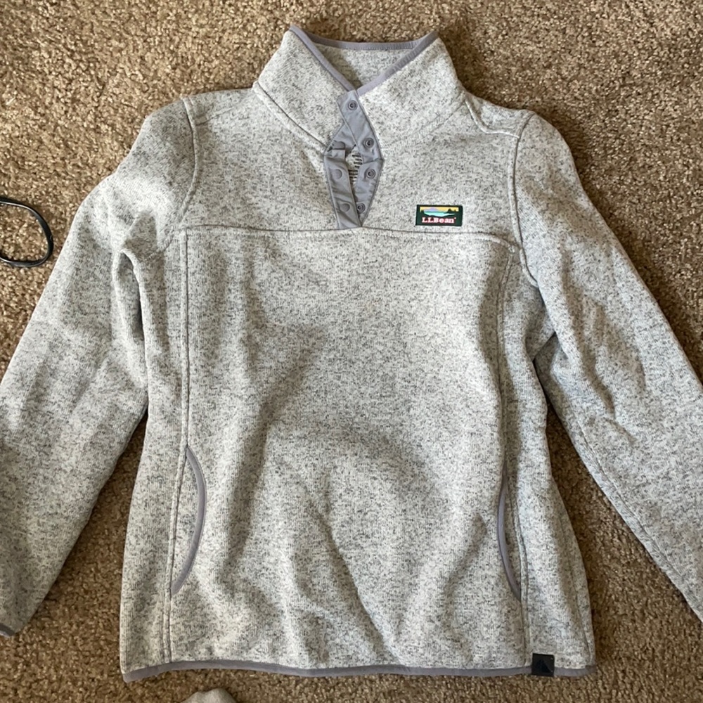 LL Bean Fleece Quarter Zip
